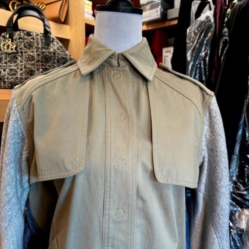 Alexander Wang Colorblock Pattern Utility Jacket … - image 2